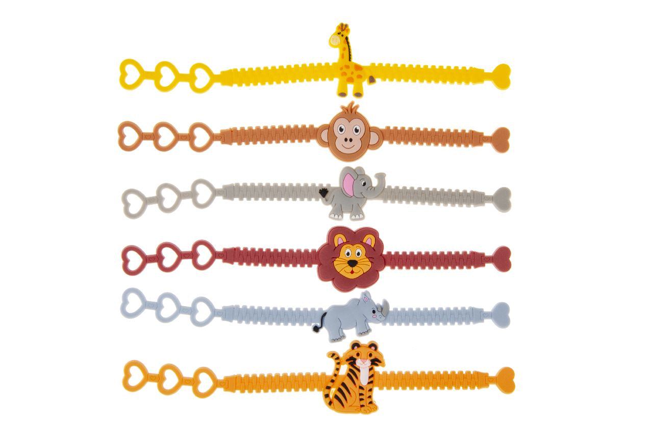 BRACELET ANIMAUX SAUVAGES X12PCS (LG0419) 24/1200