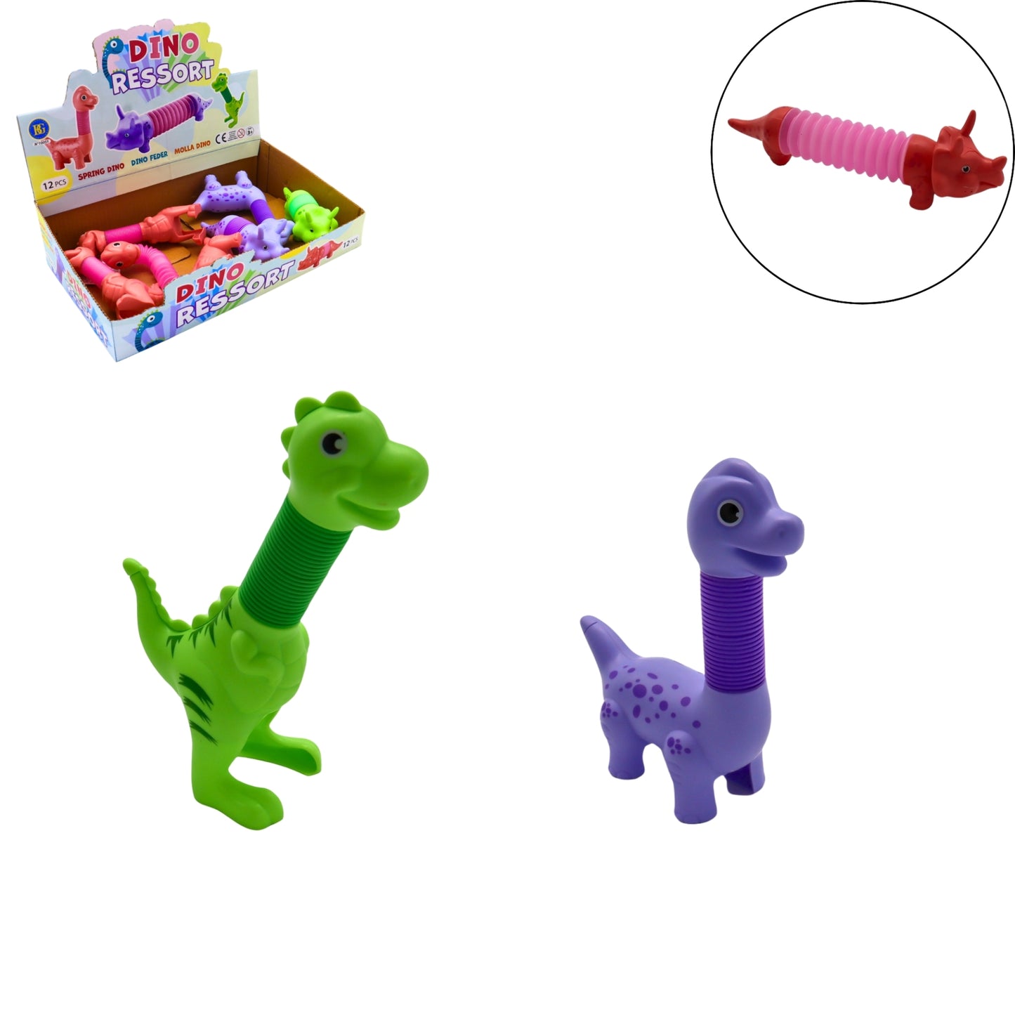 DINOSAURE RESSORT X12PCS (BG10051)