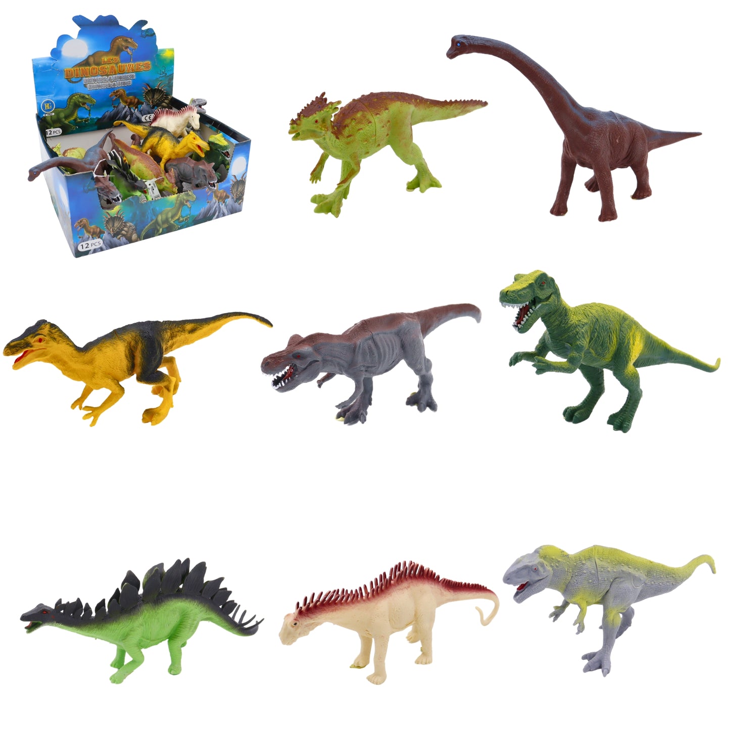 DINOSAURE 23-27 CM X12 PCS (BG10822) 144/48