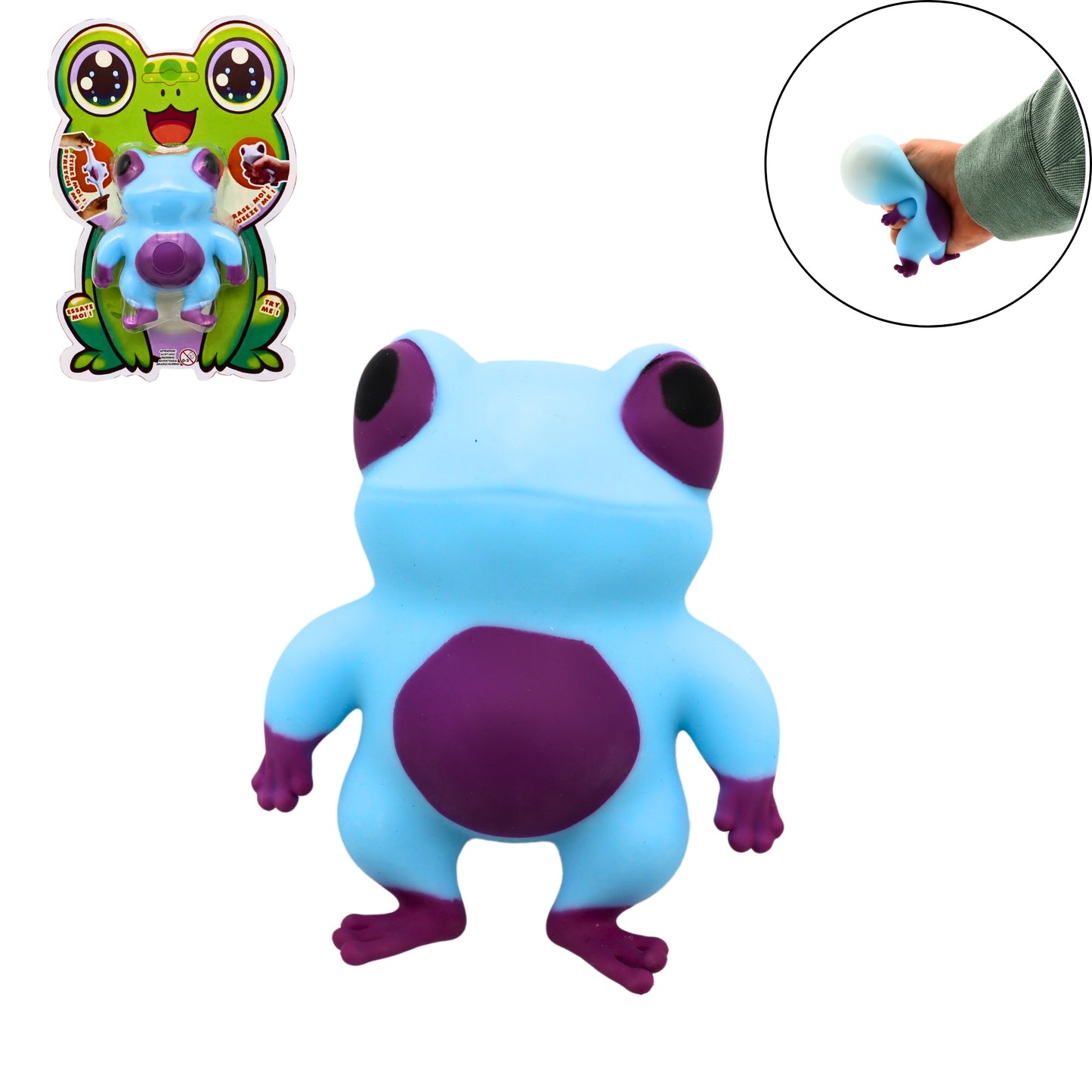 GRENOUILLE ANTISTRESS 10CM (BG12468) 144/24