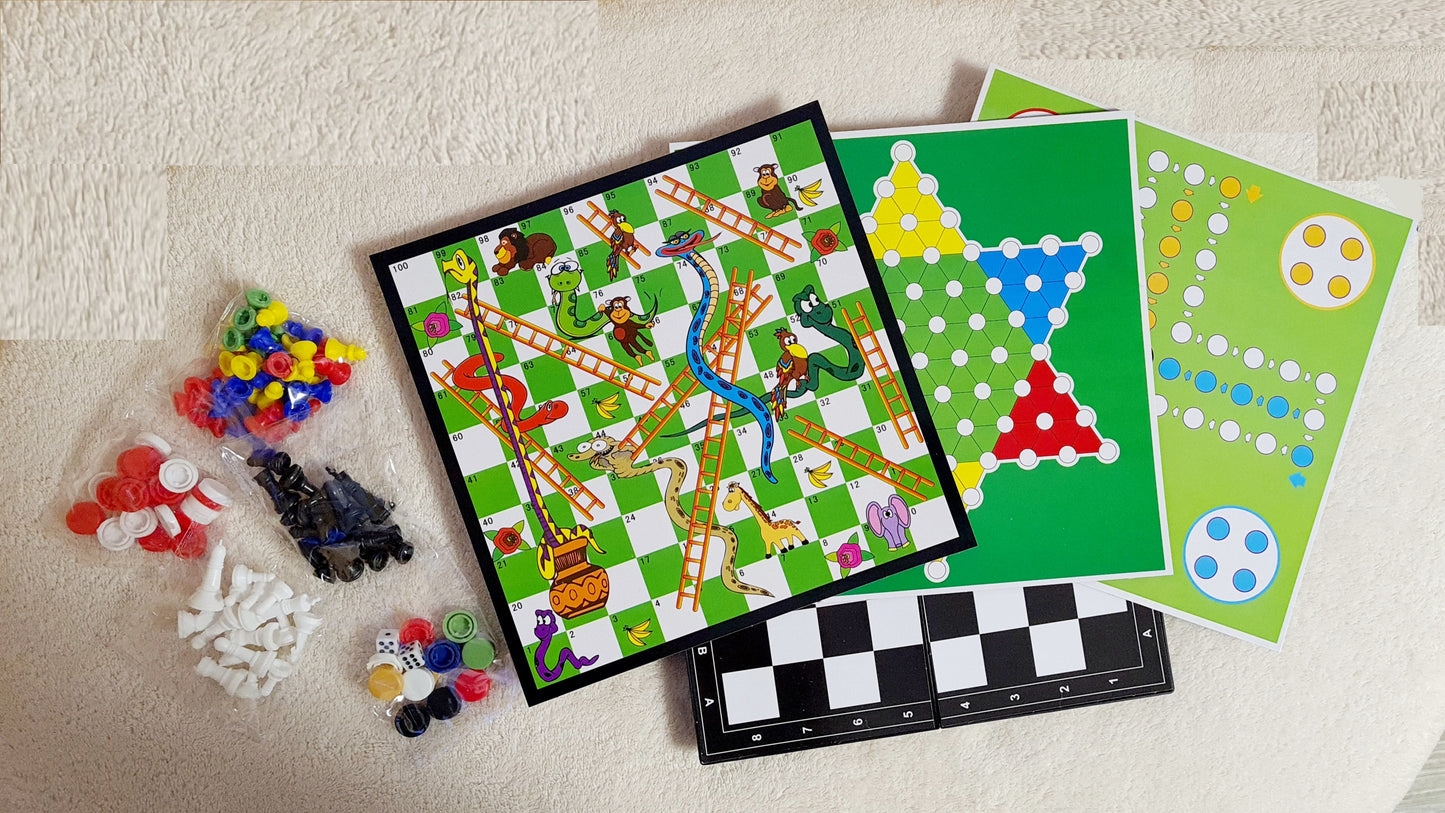 JEU DE SOCIETE 5 EN 1 (MJ132162) 144/24