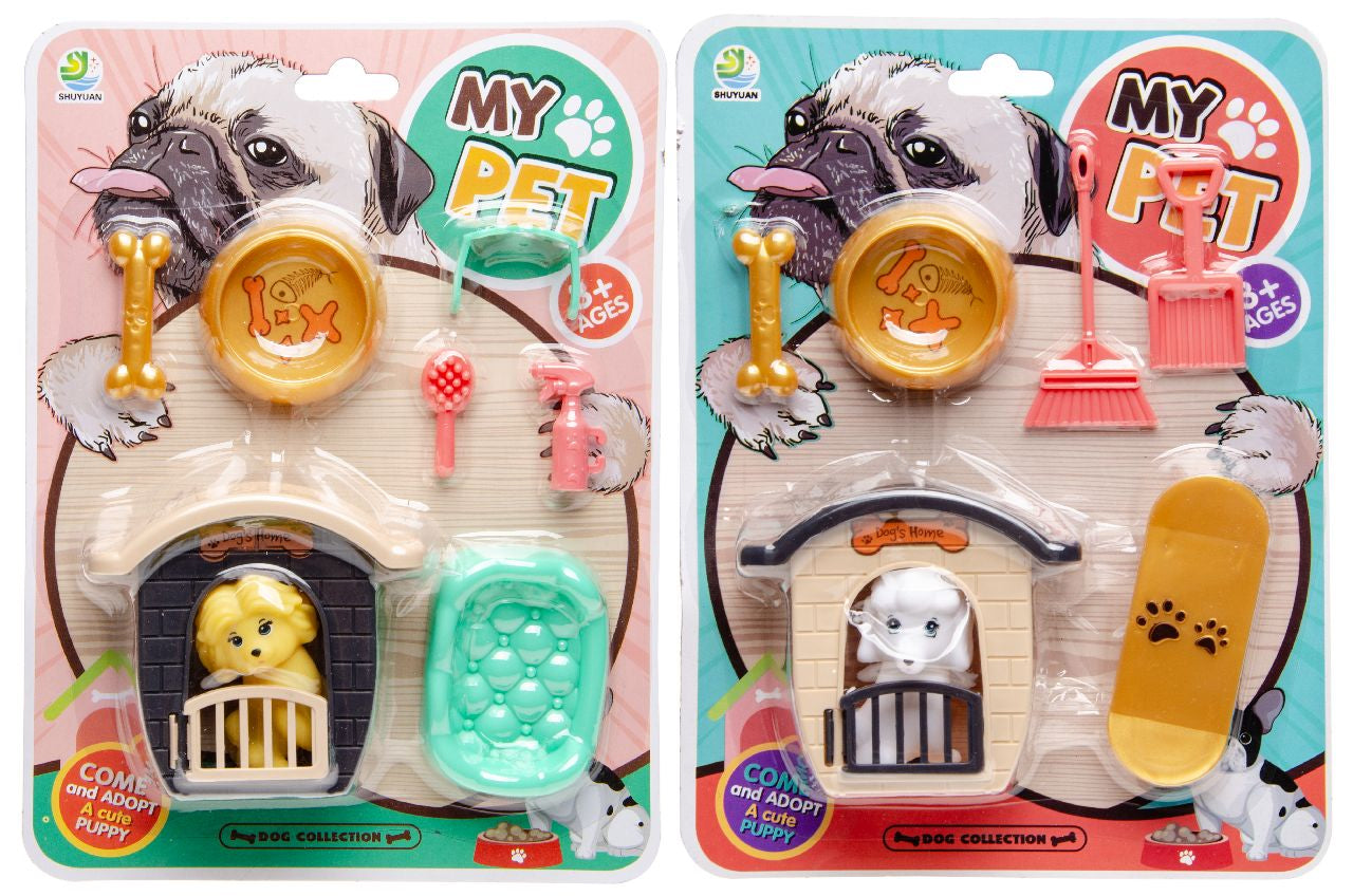 CHIEN NICHE AVEC 5 ACCESSOIRES (LG1337) 144/48