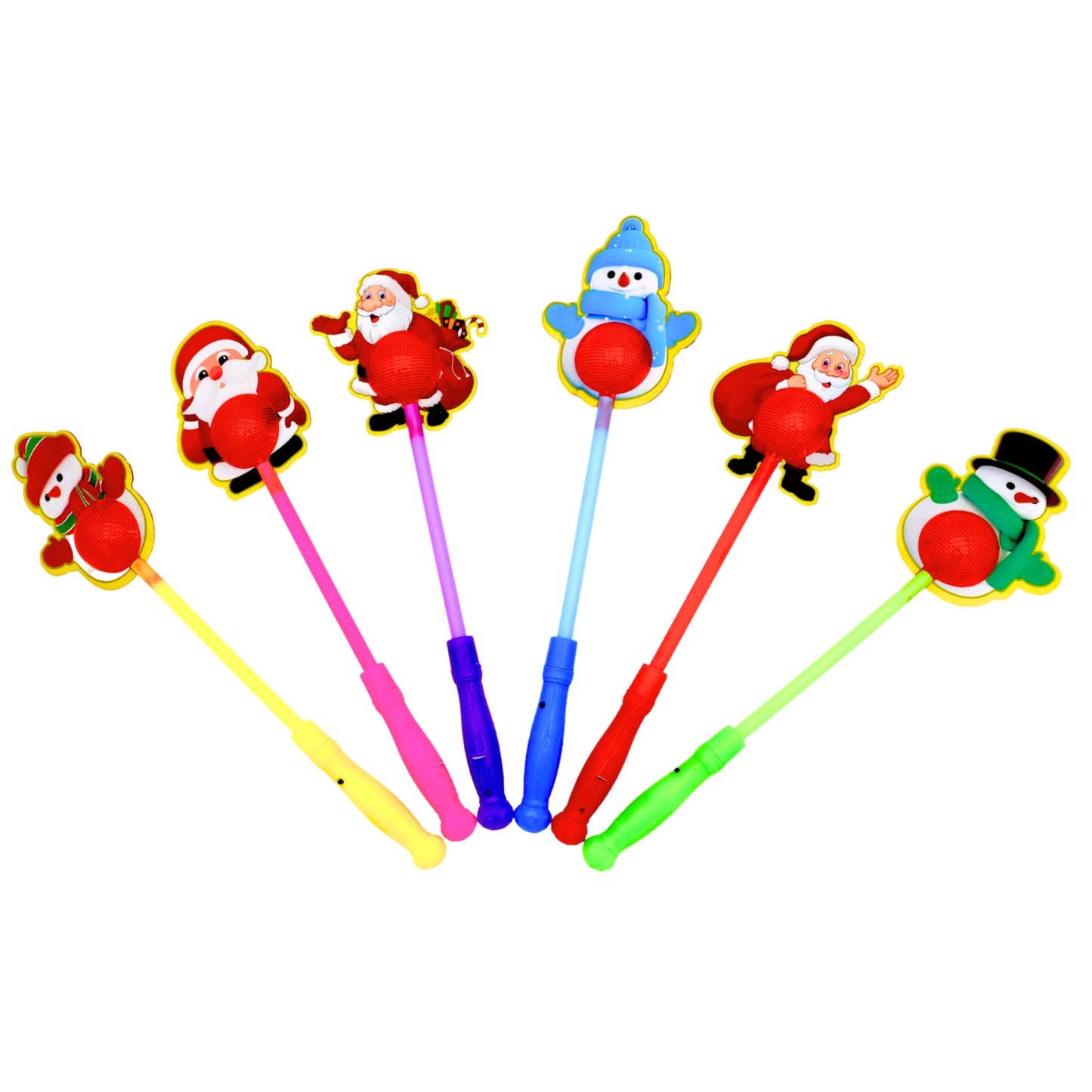 BATON LUMINEUX NOEL 6A 38CM (BG16114) 48/144