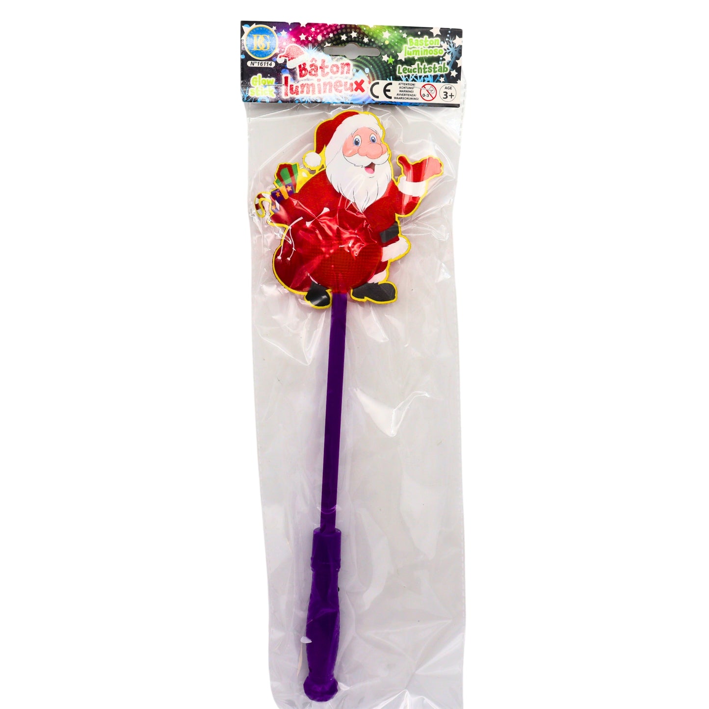BATON LUMINEUX NOEL 6A 38CM (BG16114) 48/144