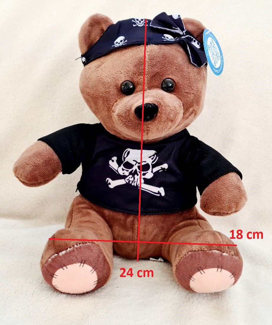 PELUCHE OURS PIRATE 24 CM (LG1730) 60