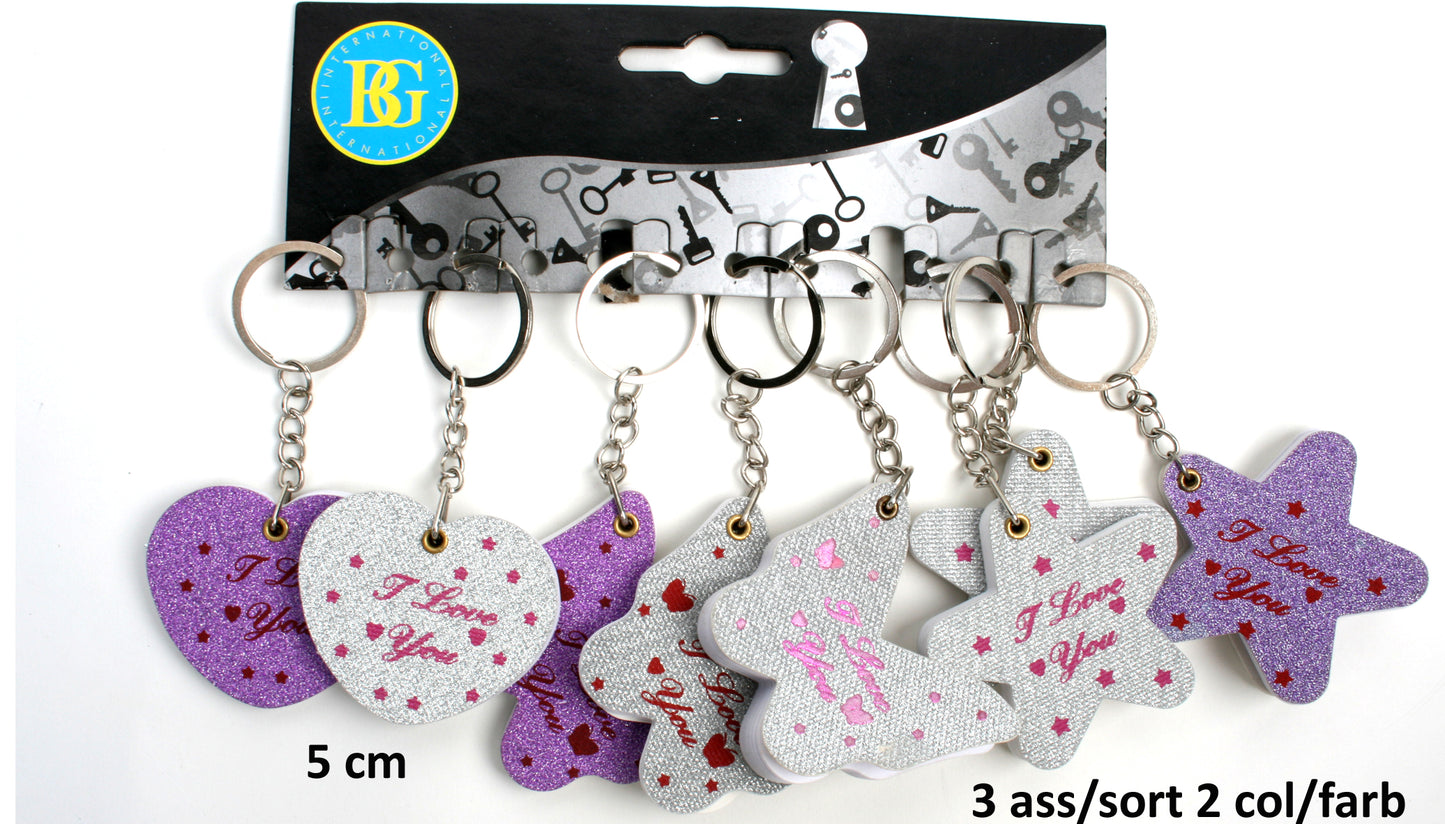 PORTE CLE MINI CARNET 5CM X12PCS (BG18156) 576/288