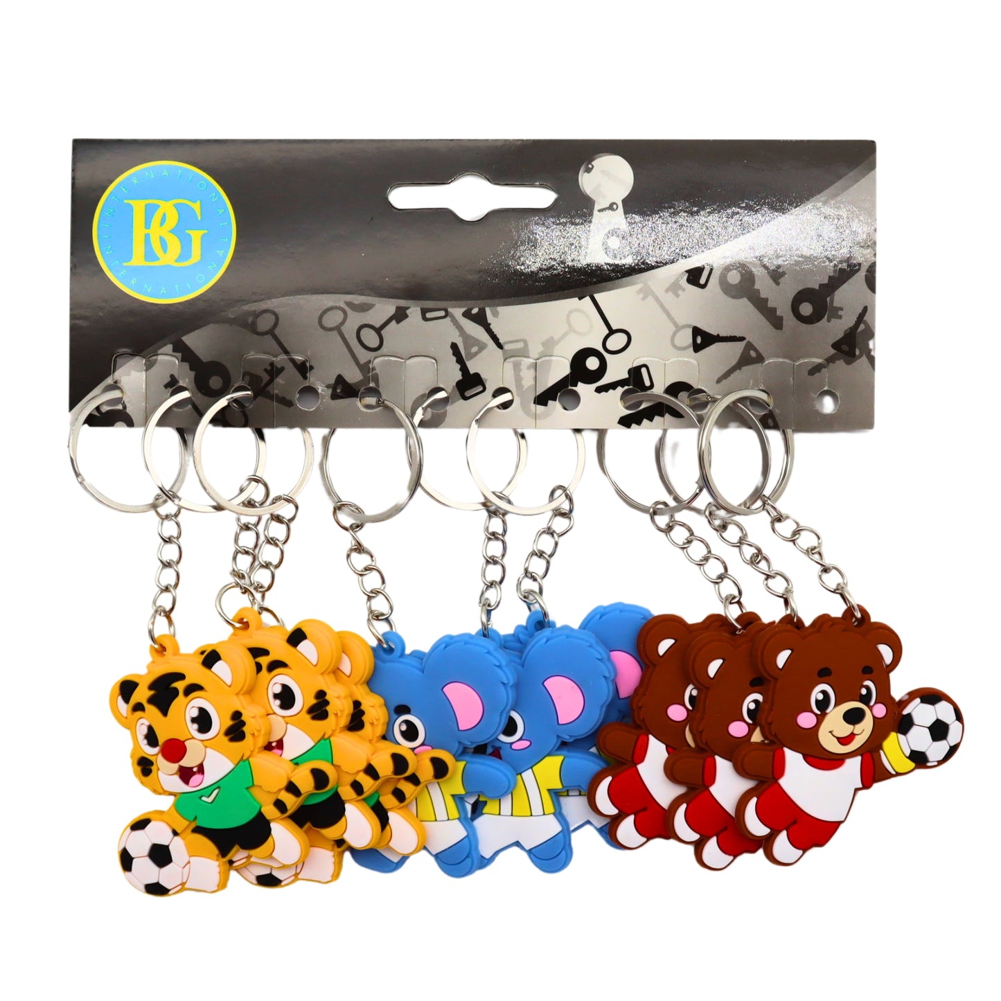 PORTE CLE ANIMAL FOOT PLAT X12 PCS (BG18200) 576