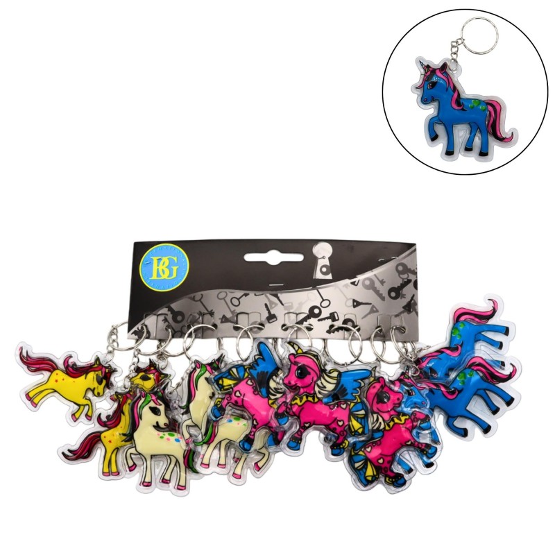 PORTE CLE LICORNE VINYLE X12PCS (BG19061)