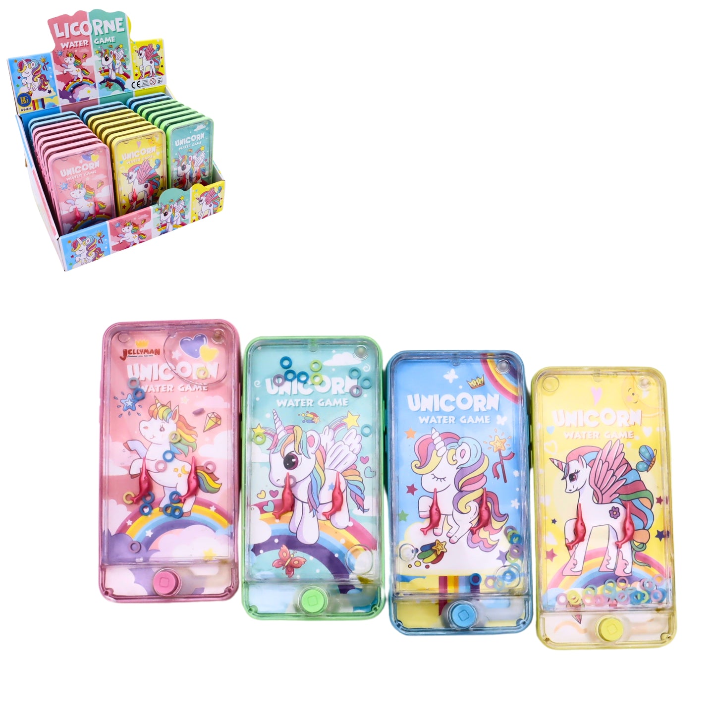 JEU PATIENCE EAU LICORNE X24PCS (BG24935)