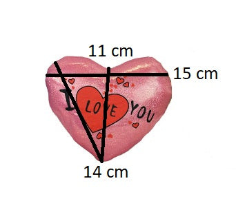 PELUCHE COEUR IRISE X24 PCS (MJ40034)