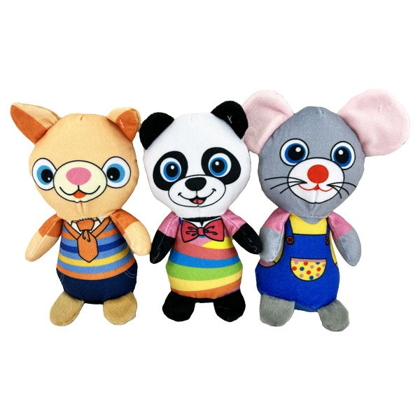 PELUCHE ANIMAUX 22 CM X12PCS (MJ40324)