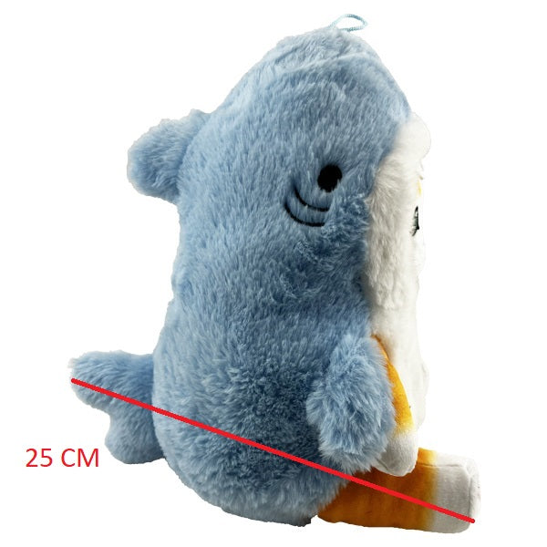 PELUCHE CHAT REQUIN 27 CM (MJ40584) 24