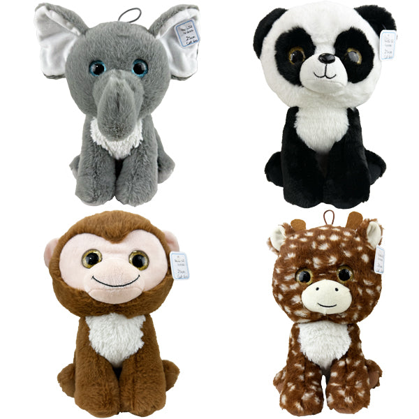 PELUCHE ANIMAUX SAUVAGES 25 CM X 6 PCS (MJ40652) 60