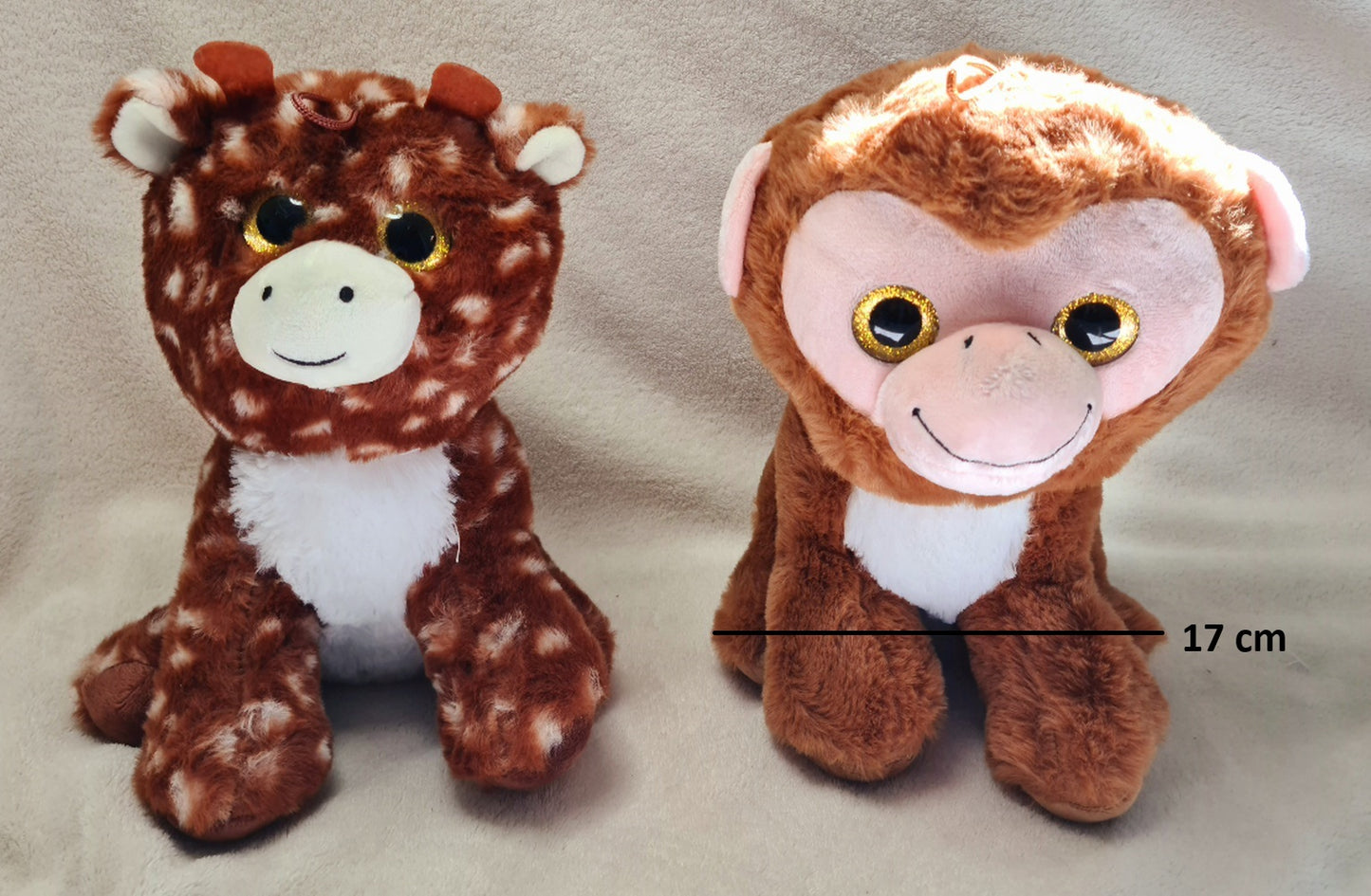 PELUCHE ANIMAUX SAUVAGES 25 CM X 6 PCS (MJ40652) 60