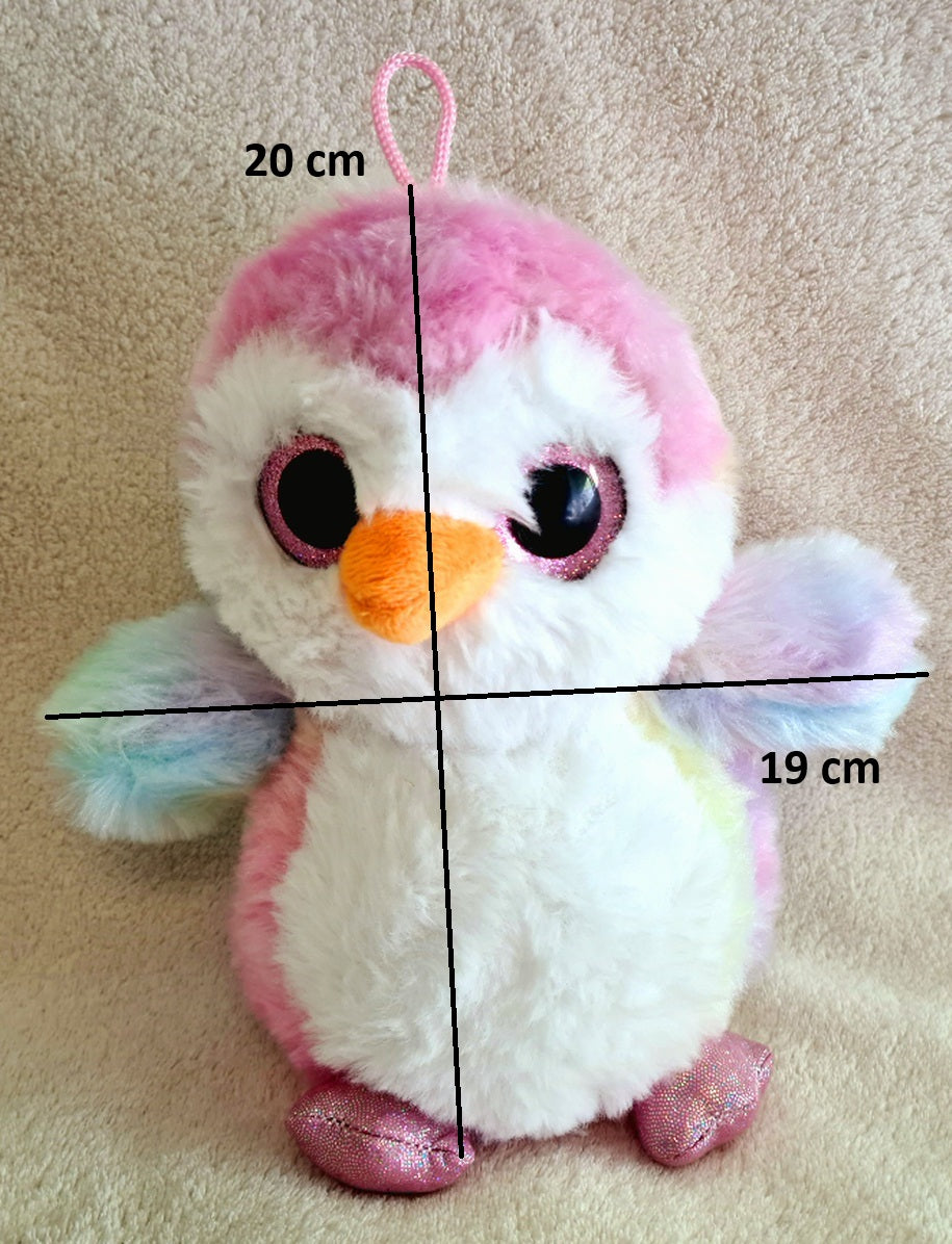 PELUCHE PINGOUIN TIE AND DYE 20 CM (MJ40706) 108