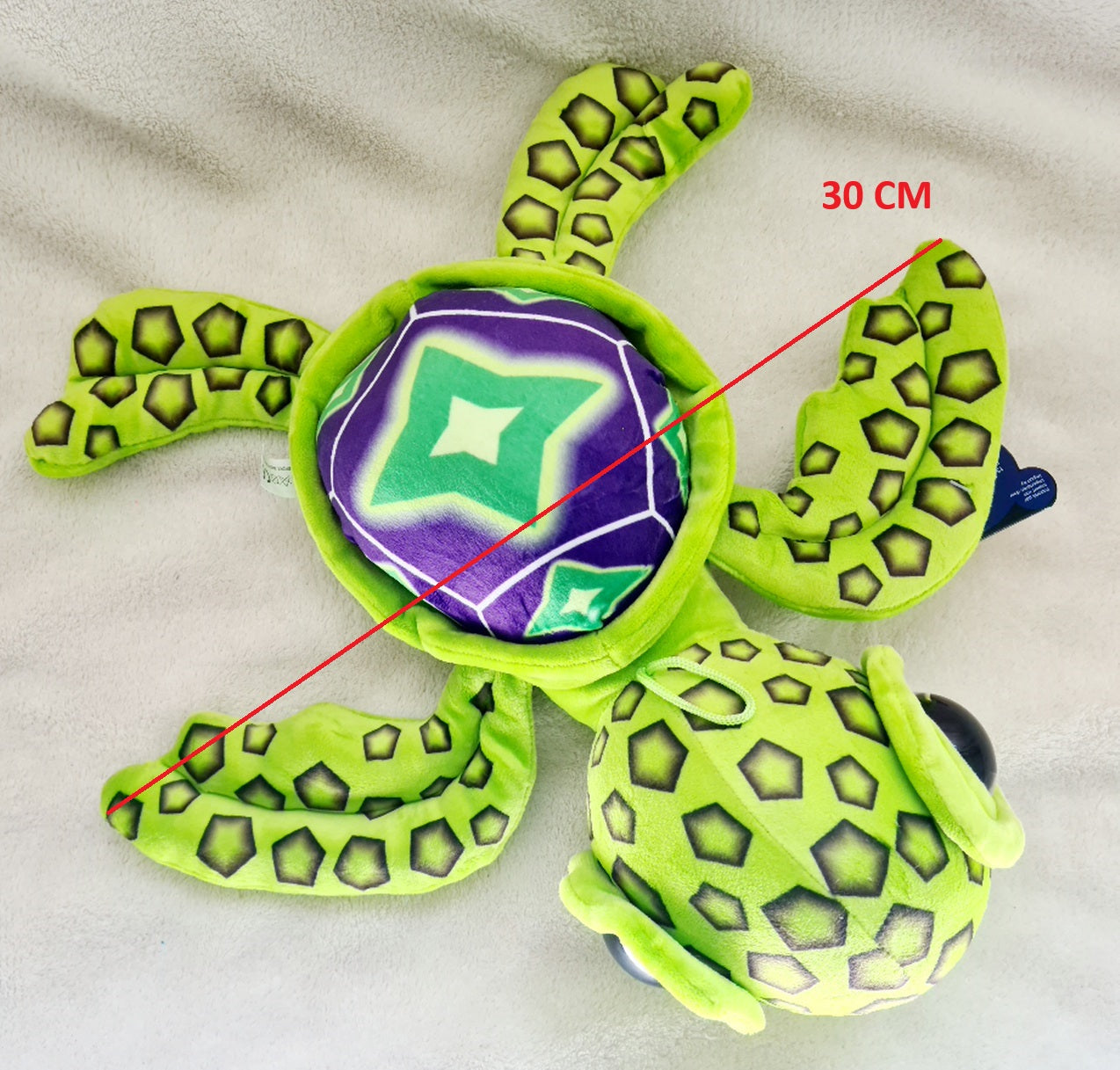PELUCHE TORTUE GROS YEUX 30 CM (MJ40720) 96