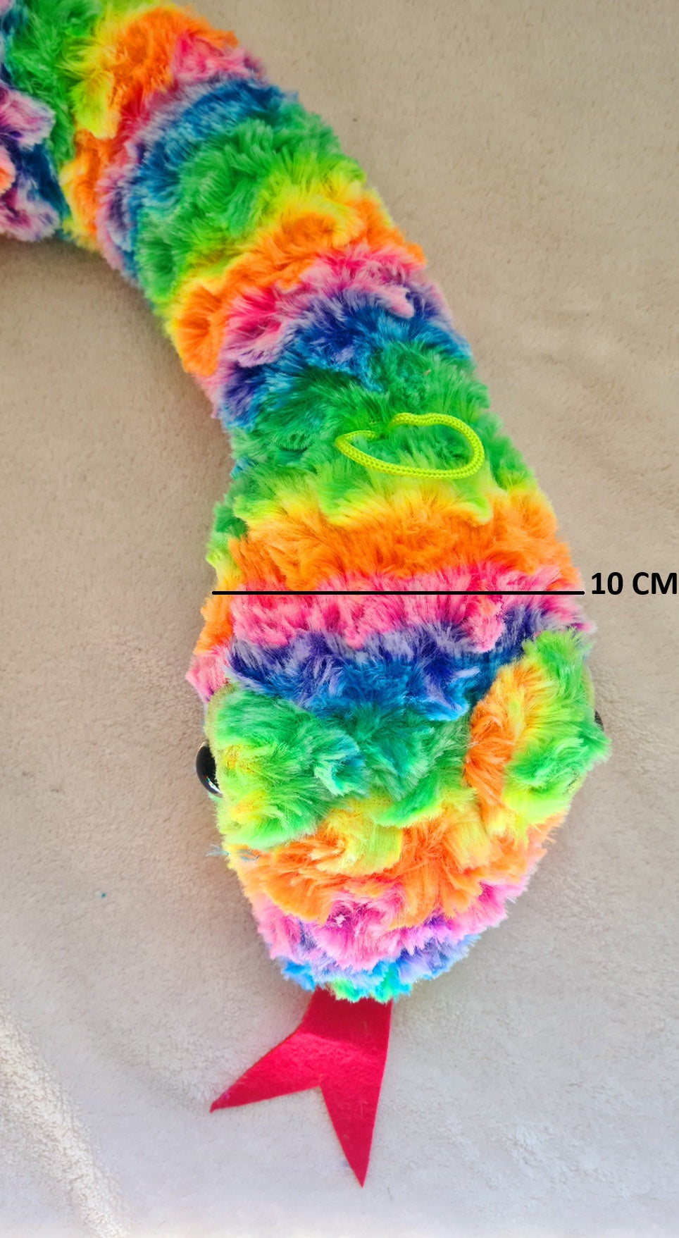 PELUCHE SERPENT MULTICOULEURS 140 CM (MJ40737) 12/60