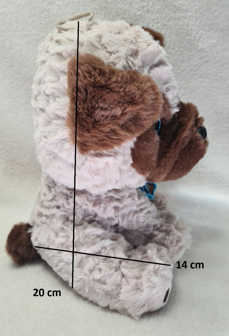 PELUCHE CHIEN BOUCLETTE 20 CM (MJ40751) 72