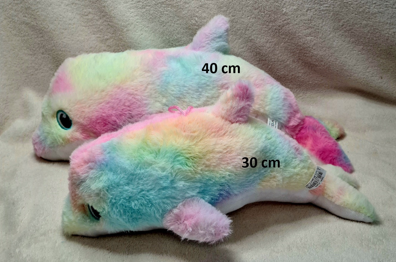 PELUCHE DAUPHIN PASTEL AEC 30CM (MJ40904) 72/6