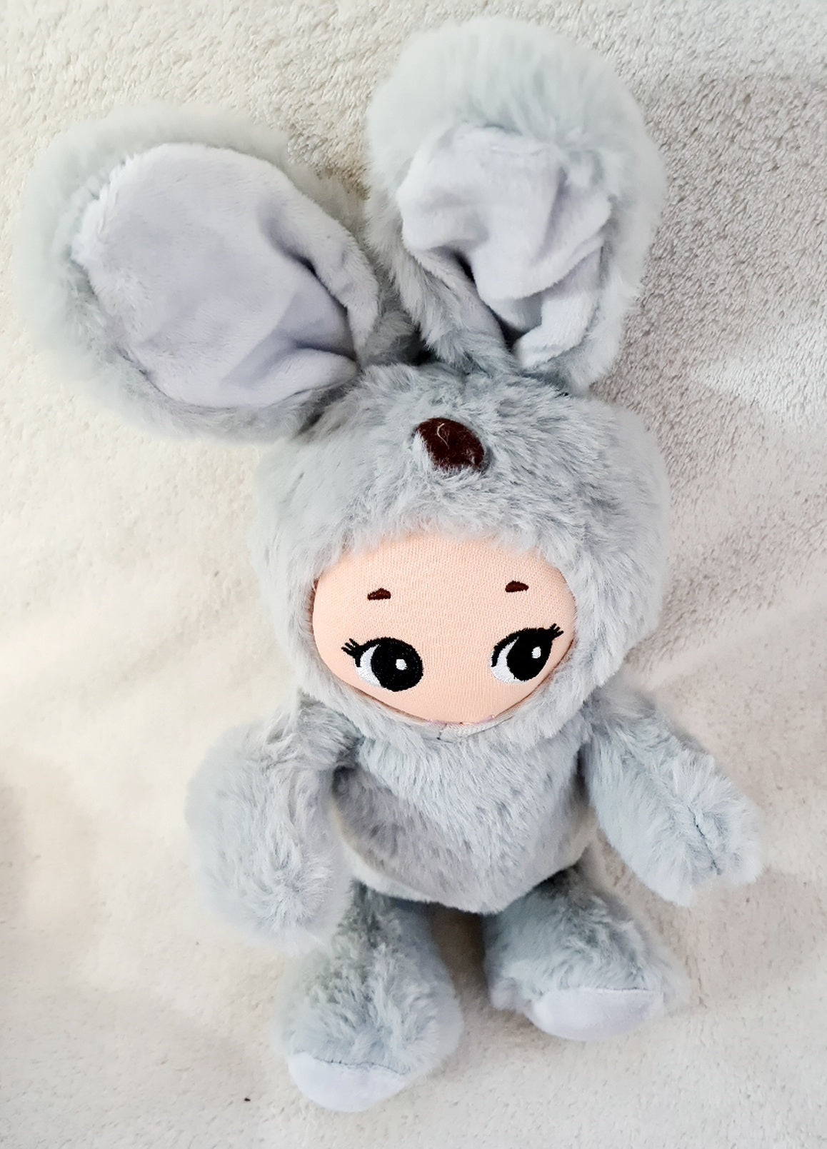 PELUCHE BEBE PYJAMA LAPIN 18 CM (MJ50194) 108/12