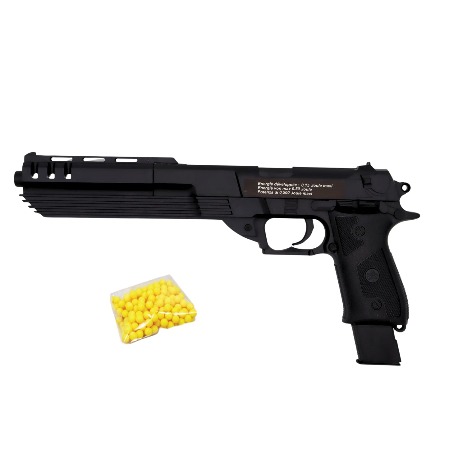 PISTOLET BILLES LONG CANON 34,5CM (BG50415) 36/72