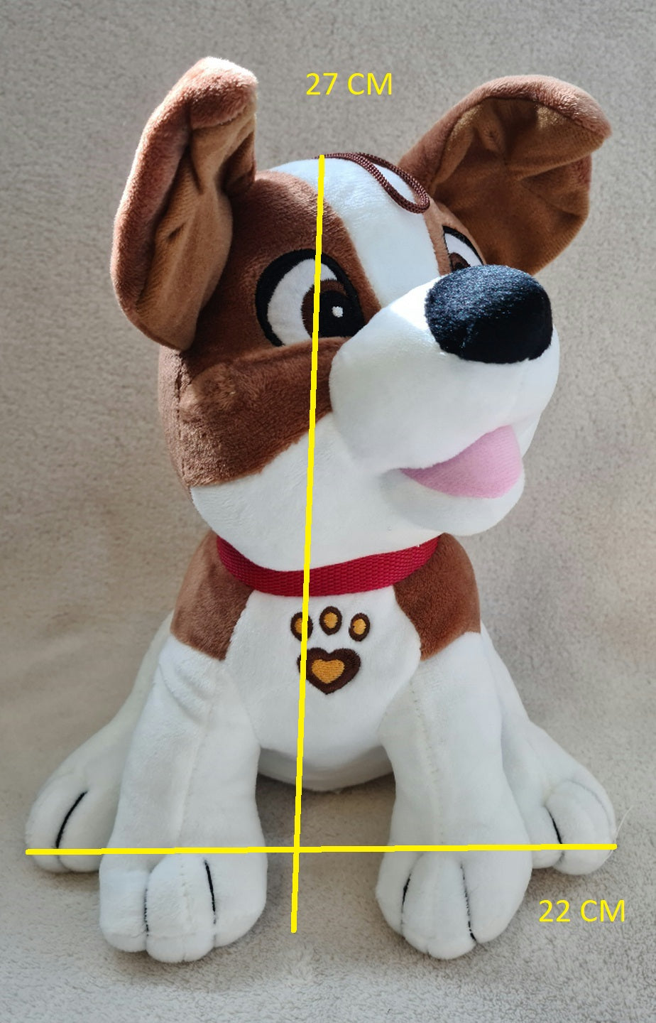 PELUCHE CHIEN ASSIS 27 CM (MJ60056) 42/6