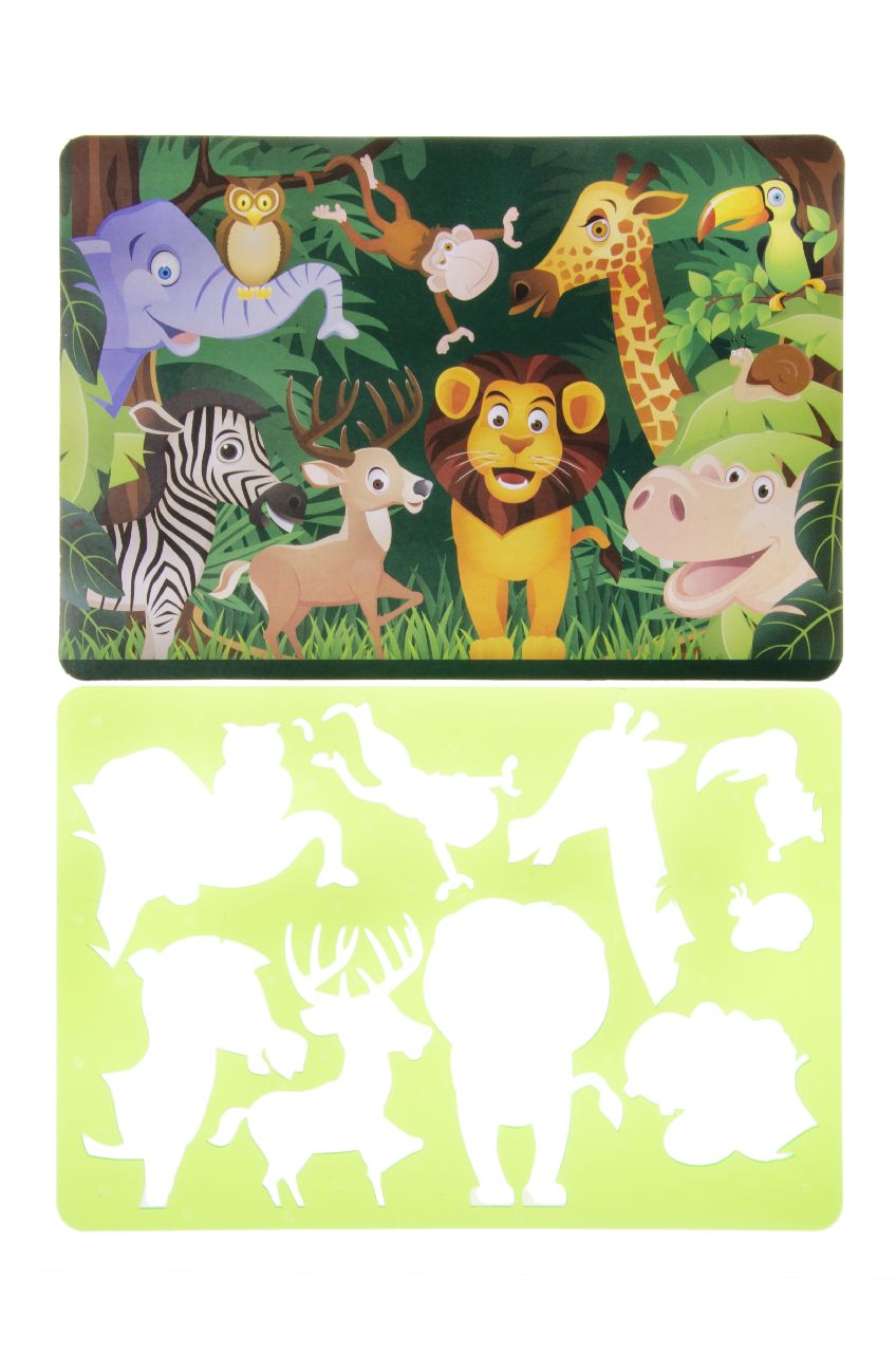 POCHOIR ANIMAUX SAUVAGES (LG6533) 192/24