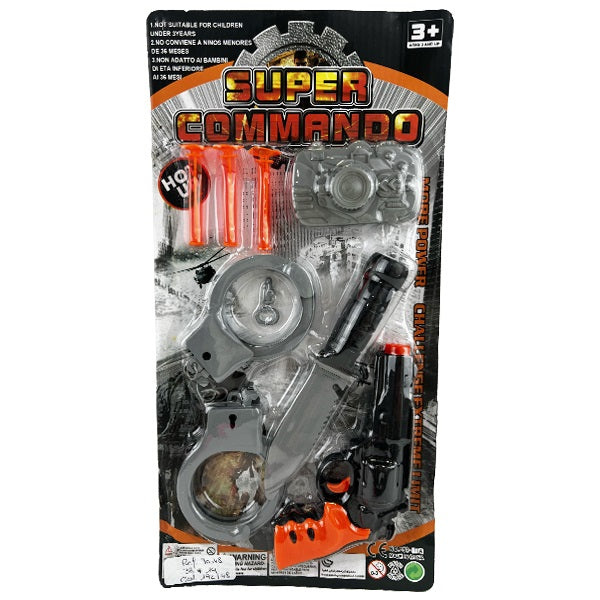 PISTOLET 6 ACCESSOIRES (MJ70048) 144 /24