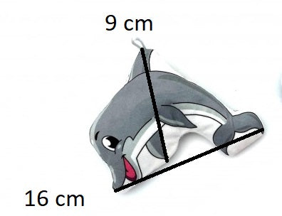 PELUCHE DAUPHIN 16 CM X 12 PCS (BG79348)