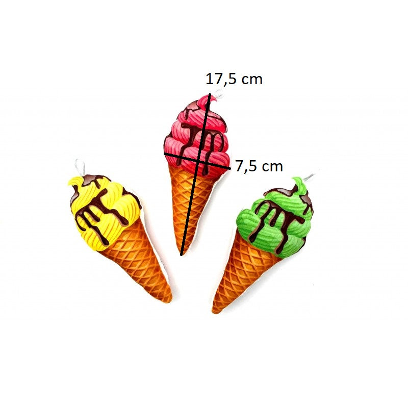 PELUCHE GLACE 17,5 CM X 12 PCS (BG79379) 384