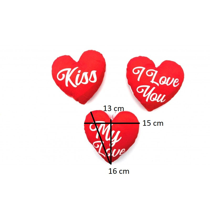 PELUCHE COEUR 16 CM X 12 PCS (BG79416)