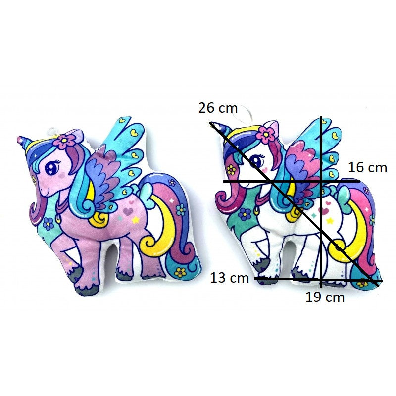 PELUCHE LICORNE 16 CM X 12 PCS (BG79430)