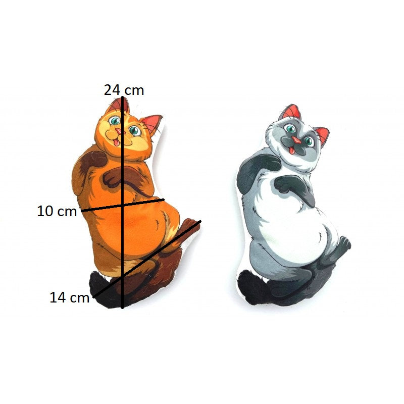 PELUCHE CHAT 24 CM X 12 PCS (BG79447)