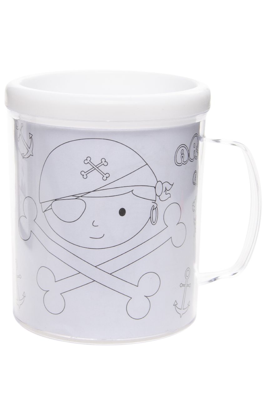 TASSE DESSIN A COLORIER PIRATE (LG8200) 144/36