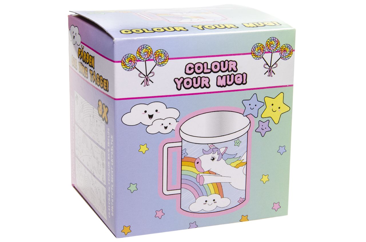 TASSE DESSIN A COLORIER LICORNE (LG8202) 144/36