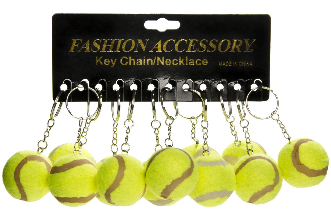PORTE CLE BALLE DE TENNIS X12PCS (LG9889)
