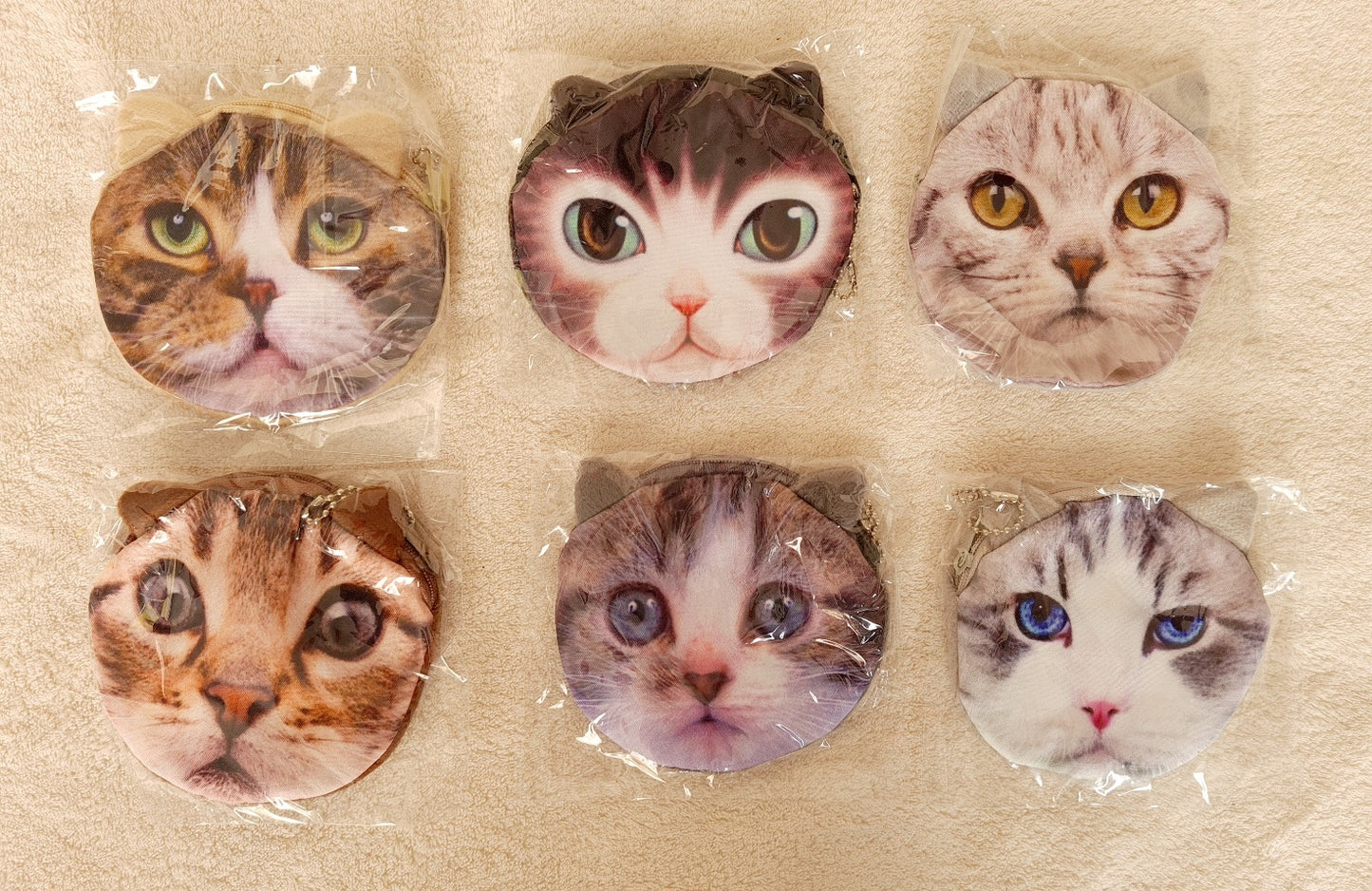 PORTE MONNAIE CHAT X12PCS (7074)