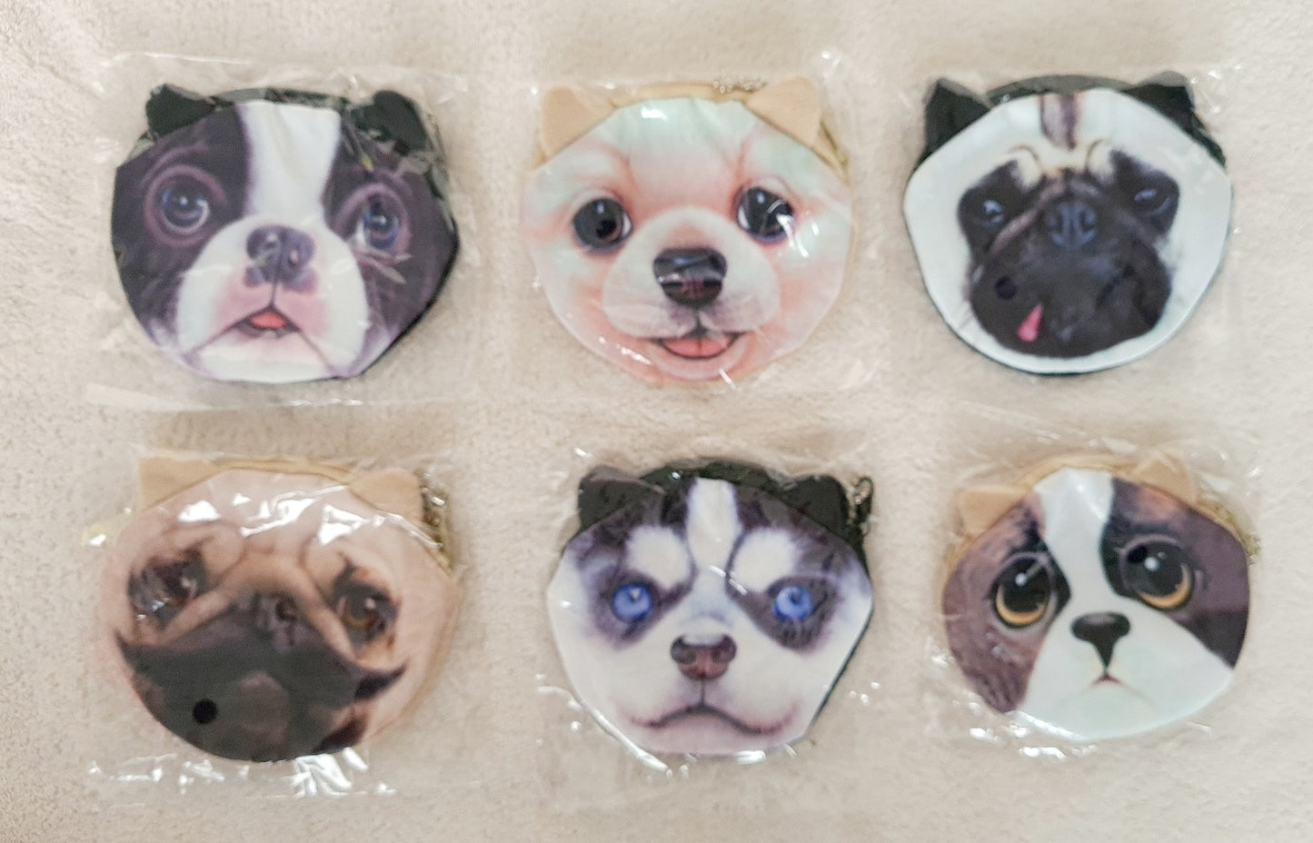 PORTE MONNAIE CHIEN X12PCS (7075)
