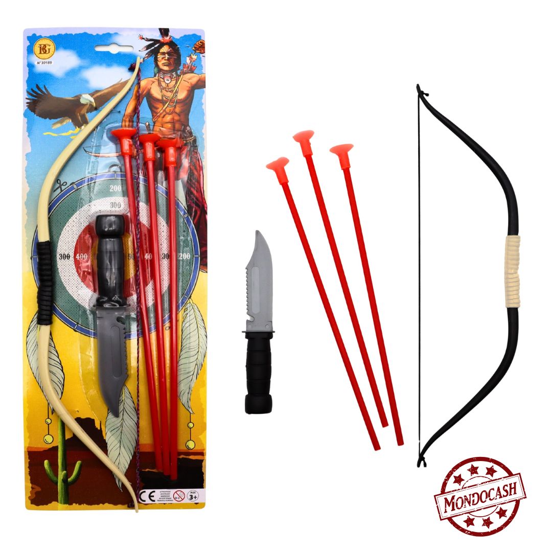 ARC INDIEN 40 CM COUTEAU (BG30189) 48/192