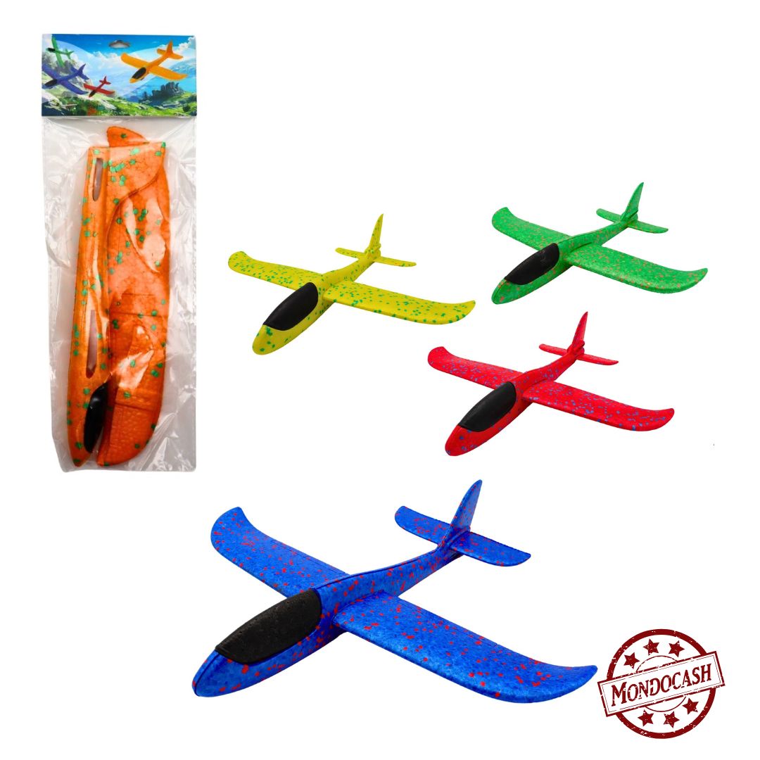PLANEUR AVION STYRO 25 CM (BG45428) 288/24