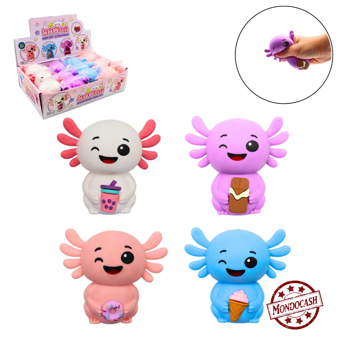 AXOLOTL KAWAI ANTISTRESS 9CM X12PCS (BG11348) 144