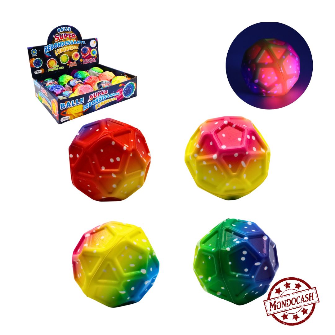 BALLE METEORITE LUMINEUSE X12PCS (BG15681) 144/12