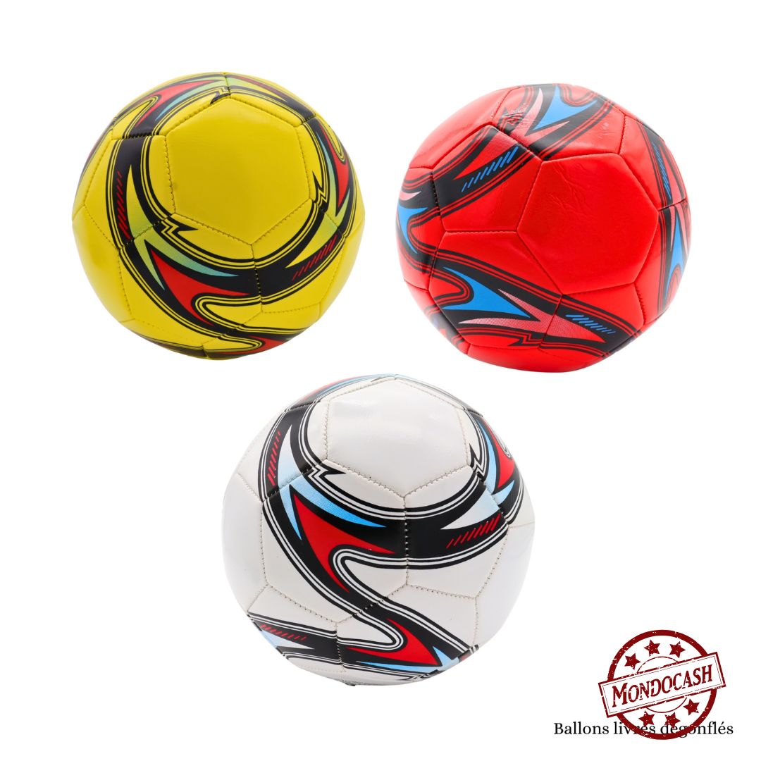 BALLON FOOT COULEUR 25CM (BG22887) 48/12