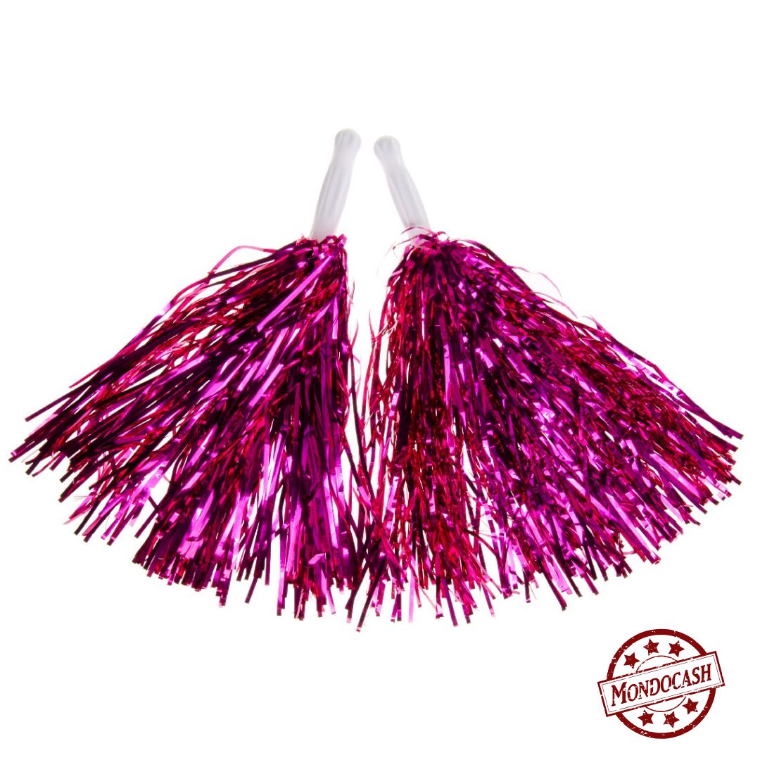 Bâton pom pom girl de couleur rose