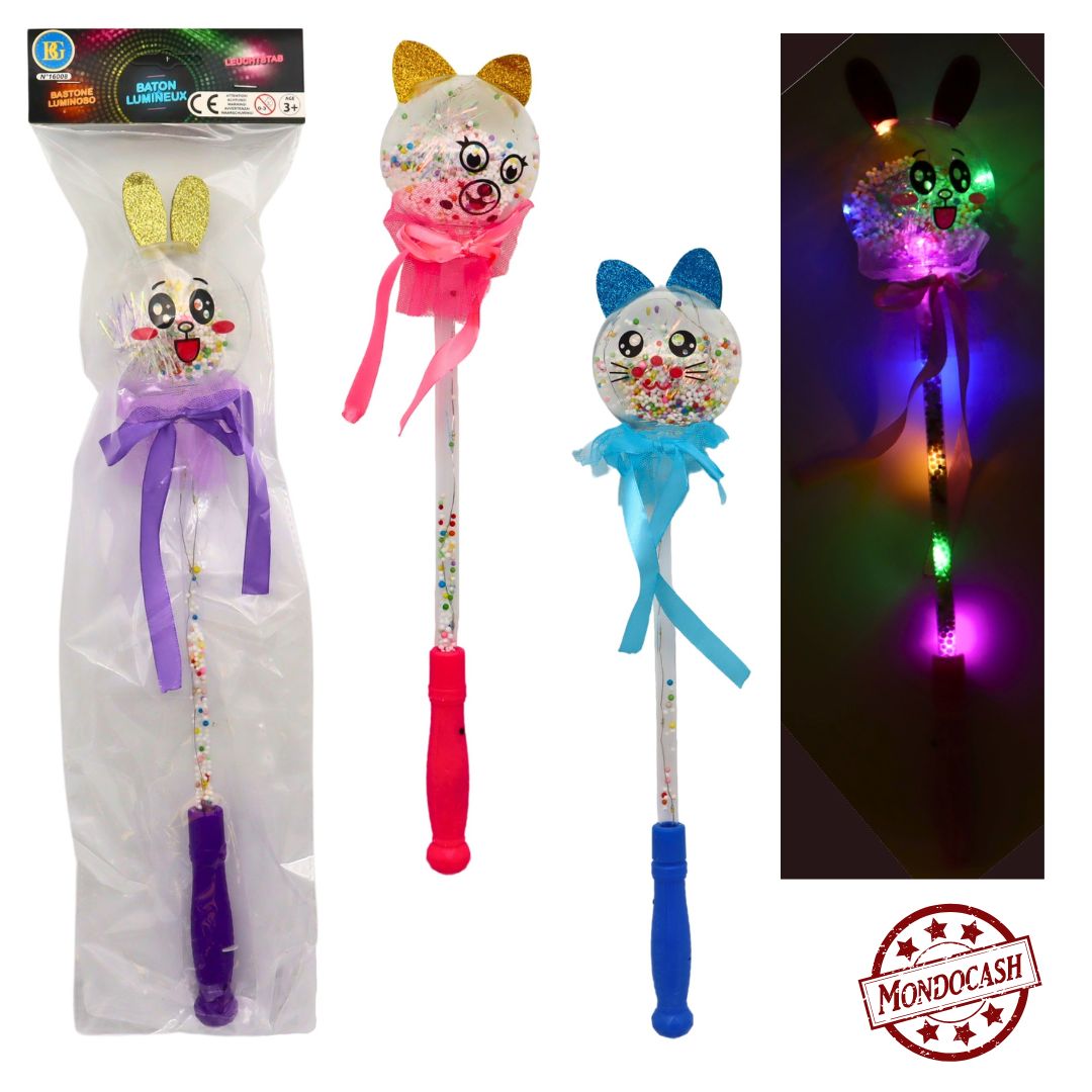 BATON LUMINEUX ANIMAUX 3A 38CM (BG16008) 48/144