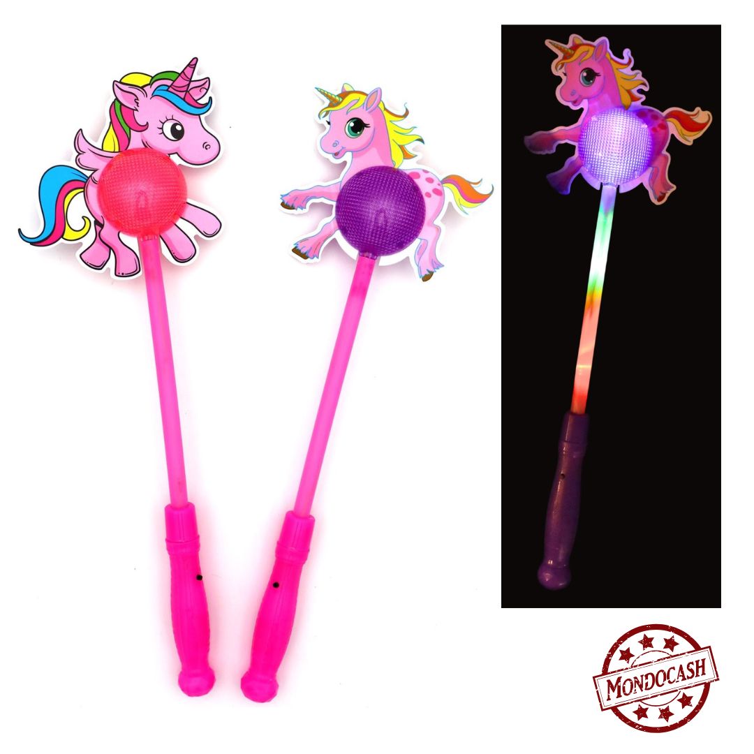 BATON LUMINEUX LICORNE 38CM (BG16022) 144 / 48