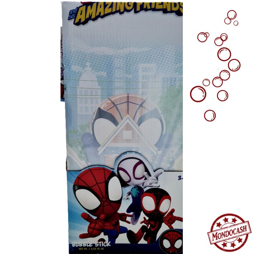 BULLE BATON SPIDERMAN 120ML X12 PCS (CO99403) 48/12