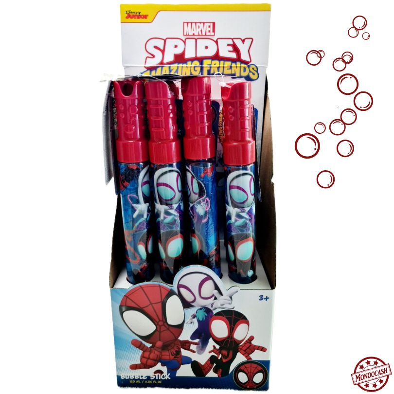 BULLE BATON SPIDERMAN 120ML X12 PCS (CO99403) 48/12