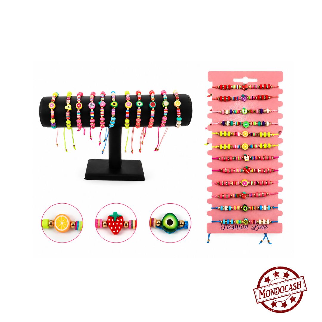 BRACELET FRUIT X12PCS (BG32633) 288/576