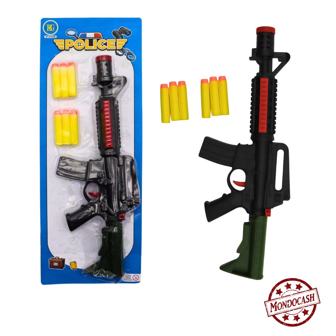 FUSIL 6 FLECHES MOUSSES (BG27028) 96/24